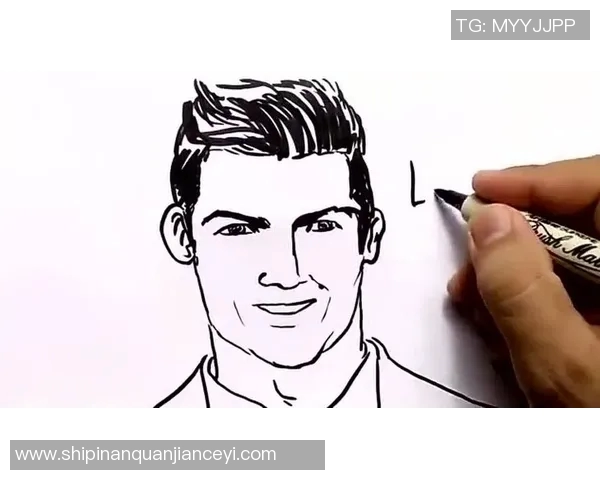 足球巨星C罗展现艺术才华亲手绘制足球主题画作